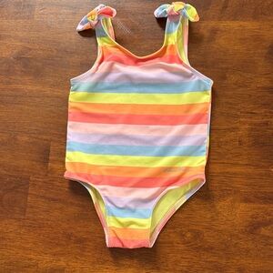 Eddie Bauer Rainbow Stripe Baby Bathing Suit